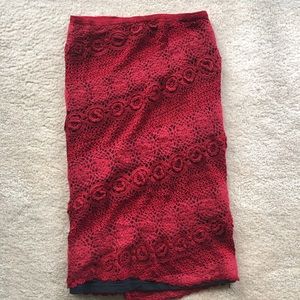 Karen Millen Hand Crochet Skirt
